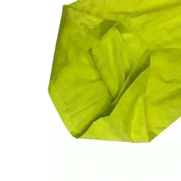 Banana Republic Canary Yellow Sleeveless Textured Lined Belt Sheath Dress Size 0 - Picture 8 of 8